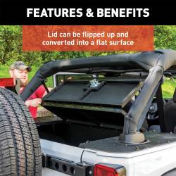 ARIES - ARIES ALC25000-00 Security Cargo Lid for 07-17 Wrangler JK - Image 4