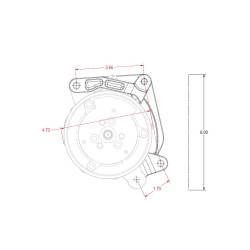 Holley - Holley Performance 20-210B Low Mount A/C Bracket for 1900 GM LT 325/376/401 - Image 8