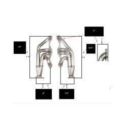 FlowTech - Flowtech 11572FLT SBC Turbo Exhaust Headers for Chevy Small Block - Image 9
