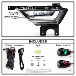Spyder Auto - Spyder Auto 9052255 Full LED Fog Lights w/Switch - Image 2