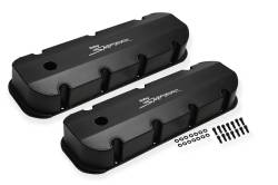 Holley Sniper EFI - Holley Sniper EFI 890004B Valve Cover Fabricated Aluminum BBC Tall - Image 3