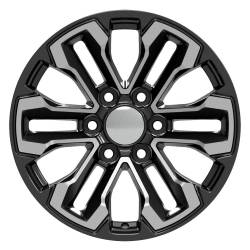 OE Wheels LLC - OE Wheels CV69 18x8.5 6x5.5 26mm Gloss Black/Machined CV69-18085-6550-26MB - Image 2
