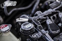Turbo XS - Turbo XS HC-OC-BLK-SI Oil Cap for 2017 Honda Civic - Image 2