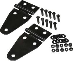 Kentrol - Kentrol 50402 Black Hood Hinge Pair for 55-95 Jeep Wrangler CJ & YJ - Image 1