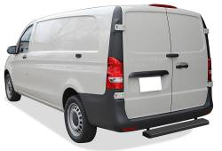 APS - APS IStep Rear Bumper Step Black for 16-23 Mercedes Benz Metris IB26KDJ6B - Image 2