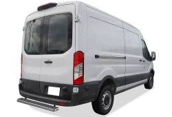 APS - APS IStep Rear Bumper Step Brushed 15-25 Ford Transit Van IB06KDJ5A - Image 2