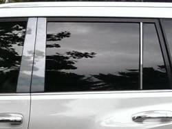 Quality Automotive Accessories - QAA PP10123 6Pc Stainless Steel Pillar Trim for 2010-2020 Lexus GX460 - Image 1