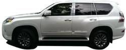 Quality Automotive Accessories - QAA PP10124 8Pc Stainless Steel Pillar Trim for 2010-2020 Lexus GX460 - Image 2