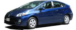 Quality Automotive Accessories - QAA PP10136 6Pc Stainless Steel Pillar Trim for 2010-2015 Toyota Prius - Image 2