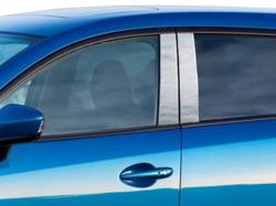 Quality Automotive Accessories - QAA PP13720 4Pc Stainless Steel Pillar Trim for 2013-2016 Mazda CX-5 - Image 1