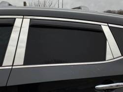 Quality Automotive Accessories - QAA PP15592 8Pc Stainless Steel Pillar Trim for 2015-2024 Nissan Murano - Image 1