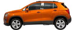 Quality Automotive Accessories - QAA PP55155 4Pc Stainless Steel Pillar Trim for 2015-2023 Chevrolet Trax - Image 2