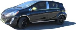Quality Automotive Accessories - QAA PP12709 12Pc Stainless Steel Pillar Trim for 2012-2019 Toyota Prius C - Image 4