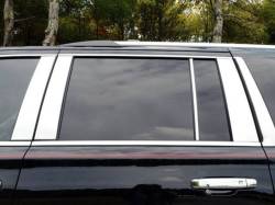 Quality Automotive Accessories - QAA PP55198 8Pc Stainless Steel Pillar Trim for 2015-2020 Cadillac Escalade - Image 1