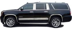 Quality Automotive Accessories - QAA PP55199 10Pc Stainless Steel Pillar Trim for 2015-2020 Cadillac Escalade - Image 6