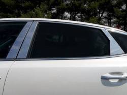 Quality Automotive Accessories - QAA PP16806 6Pc Stainless Steel Pillar Trim for 2016-2020 Kia Optima - Image 1