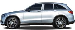 Quality Automotive Accessories - QAA PP16990 4Pc Stainless Steel Pillar Trim for 2016-2022 Mercedes GLC - Image 2