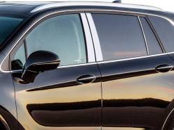 Quality Automotive Accessories - QAA PP56581 6Pc Stainless Steel Pillar Trim for 2016-2020 Buick Envision - Image 1