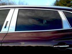 Quality Automotive Accessories - QAA PP56662 8Pc Stainless Steel Pillar Trim for 2016-2018 Lincoln MKX - Image 1