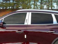 Quality Automotive Accessories - QAA PP56663 10Pc Stainless Steel Pillar Trim for 2016-2018 Lincoln MKX - Image 1