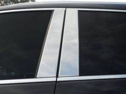 Quality Automotive Accessories - QAA PP57260 4Pc Stainless Steel Pillar Trim for 2017-2025 Cadillac XT5 - Image 1