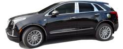 Quality Automotive Accessories - QAA PP57260 4Pc Stainless Steel Pillar Trim for 2017-2025 Cadillac XT5 - Image 2