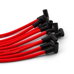 Speedmaster - Speedmaster PCE390.1012.03 90-DEG Under Covers Male Red Spark Plug Wires Chevy - Image 2