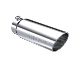 MBRP Exhaust - MBRP Exhaust T5125 T304 SS 5" Inlet Single Wall Rolled Angle Cut 6" Outlet Tip - Image 1