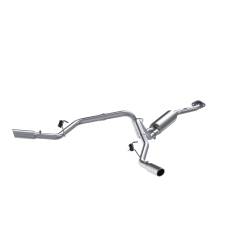 MBRP Exhaust - MBRP Exhaust S5022AL AL 2.5" Cat-Back Dual Side Exit 03-06 Silverado/Sierra 1500 - Image 1