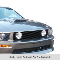APS - APS Stainless Billet Grille Black 05-09 Ford Mustang GT GR06FFJ13J - Image 1