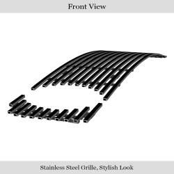 APS - APS Stainless Billet Grille Black 05-09 Ford Mustang GT GR06FFJ13J - Image 2