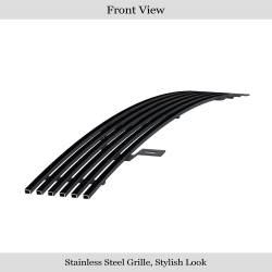 APS - APS GR06HEC85J Stainless Billet Bumper Grille Black for F150 Harley Davidson - Image 2