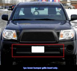 APS - APS GR20GFD57H Wire Mesh Bumper Grille Black for 05-11 Toyota Tacoma - Image 1