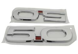 Ford Performance Parts - Ford Performance M-1447-M50A 15-23 Mustang 5.0L Fender Emblems/Badges Chrome PR - Image 1