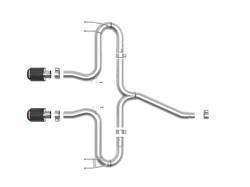aFe Power - aFe 49-36625-C 3-2.5" SS Axle-Back Exhaust System for 17-21 Honda Civic 1.5L - Image 2