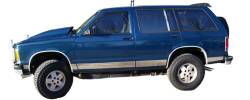 Quality Automotive Accessories - QAA TH30193 Stainless Rocker Panel Trim 10pc for 90-92 GMC S-15 Jimmy - Image 2