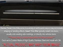QAA TH35190 Stainless Rocker Panel Trim 8pc for 95-98 GMC Yukon
