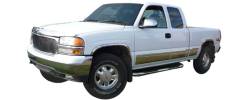 Quality Automotive Accessories - QAA TH41284 Stainless Rocker Panel Trim 12pc for 01-06 GMC Sierra - Image 2