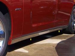 QAA TH51910 Stainless Rocker Panel Trim 4Pc for 11-16 Dodge Charger
