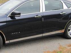 QAA TH54135 Stainless Rocker Panel Trim 8pc for 14-20 Chevy Impala