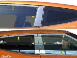 Quality Automotive WP13320 Window Accent Package for Hyundai Veloster