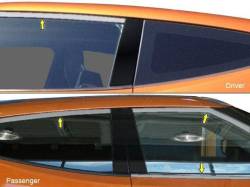 Quality Automotive WP13321 Window Accent Package for Hyundai Veloster