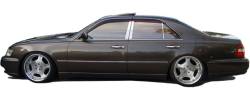 Quality Automotive Accessories - QAA TH92040 Stainless Rocker Panel Trim 6pc for 90-96 Infiniti Q45 - Image 2