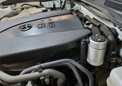 J&L Oil Separator Co - J&L Oil Separator 3.0 Driver Side Mounted Oil Separator Silver 3104D-C - Image 2