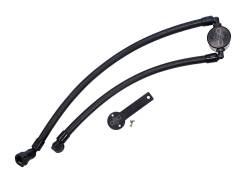 J&L Oil Separator 3071P-B 3.0 Passenger Side Mounted Oil Separator Black