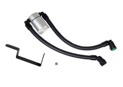 J&L Oil Separator 3.0 Passenger Side Mounted Oil Separator Silver 3022P-C