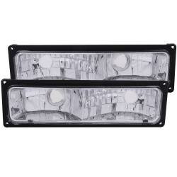 Anzo USA Euro Clear Lens Turn Signal/Parking Lights GM C/K Trucks 511033