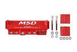 MSD - MSD Ignition 7564-HC High-Current Solid-State Relay 35Ax4 Red - Image 1