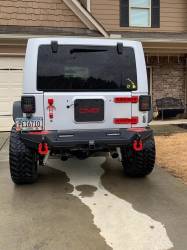 Royal Hooks - Royal Hooks Billet Aluminum Tailgate Hinges Red for Wrangler JK RHO-12014-RDM - Image 3