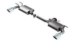 Borla - Borla 11970 S-Type Axle-Back Exhaust Single Split Rear Exit 19-25 Mazda 3 2.5L - Image 1